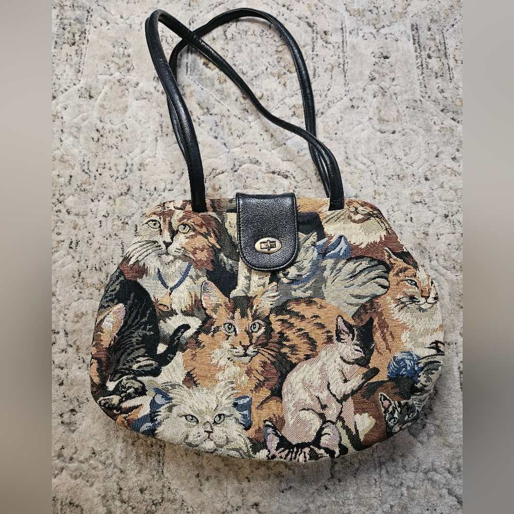Vintage Cat Purse